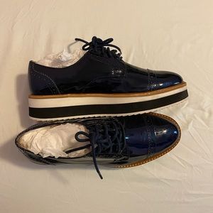 Atlantic-Pacific Gabriela Platform Oxford shoes